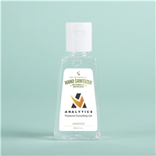 Hand Sanitizer Gel 1 oz Triangle Bottle