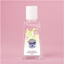 Hand Sanitizer Gel With Moisture Beads 1 oz Triangle Bottle