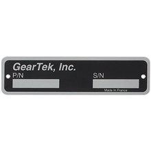 Metal Plates Signage 3-6 sq. in.