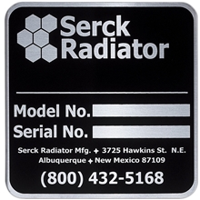 Metal Plates Signage 9-12 sq. in.