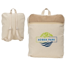 Savanna Jute Recycled Cotton Backpack