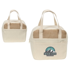 Savanna Jute Recycled Cotton Cooler Bag