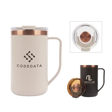 Perka(R) Guji 15 oz Recycled Steel and Coffee Grounds Mug