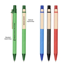 Eco - Inspired Pen With Color Barrel