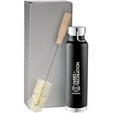 Thor Copper Vacuum Bottle with Brush 22 oz