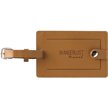 Pineapple Leather Luggage Tag