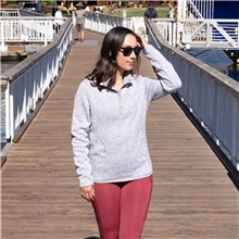 Ladies Casa Sweater Fleece Pullover