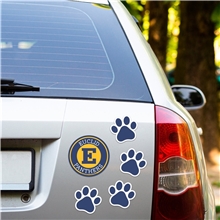 2 in1 Circle Car Magnet with 4 Paw Prints