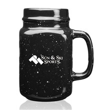 16 oz Savannah Speckle Ceramic Mason Jars