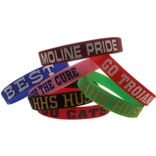 Printed Silicone Bracelets 12mm