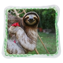 Smiling Sloth Square Aqua Pearls(TM) Hot / Cold Pack