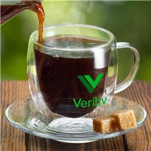 Double Wall Glass Mug 8.5 oz