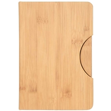 5x7 Maui Faux Bamboo Notebook with Phone Holder