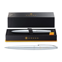Cross(R) ATX Pure Chrome Ballpoint Pen, Laser Engraved