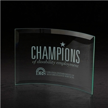 Chronicle Large Jade Glass Award