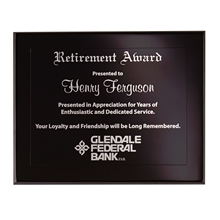 Onyx Large Plaque Award