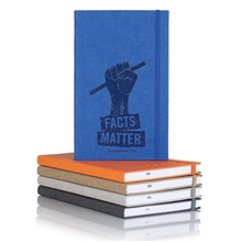 Castelli Linen Banded Medio Lined White Page Journal