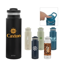 Perka(R) Monroe 24 oz Double Wall Recycled Stainless Steel Water Bottle