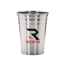 Suds 16 oz Stainless Steel Beer Cups