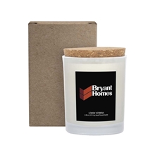 Niva Frosted 6oz Candle With Cork Lid