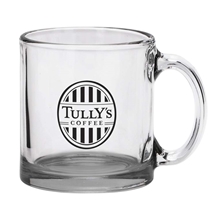 Red Eye 13 oz Libbey Clear Glass Coffee Mug
