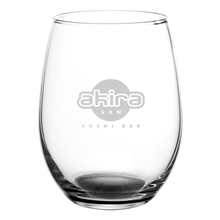 Liquid Lunch 15 oz Stemless Wine Glasses