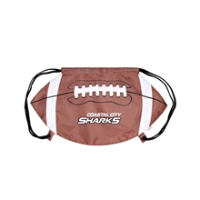 GameTime Football Drawstring Bag