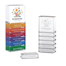 Stackable Clear Acrylic Bar Award