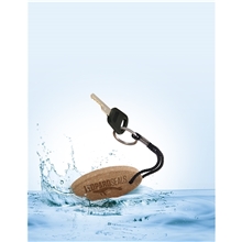 Buoy Oval Cork Keychain