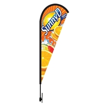 11- ft. Tear Drop Flag Kit Single Side