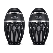 iLive(TM) Tiki Bluetooth Speakers with LED Flame