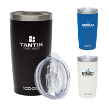 iCOOL(R) Lewiston 20 oz Double Wall Stainless Steel Tumbler