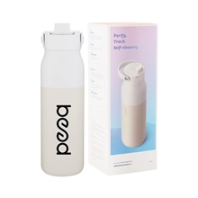 34 oz Larq Purevis2 Bottle - Granite White