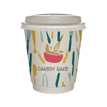 10 oz Full Color Insulated Paper Cup With Lid