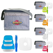 Gray Graph Chilled Lunch Set