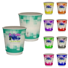 10 oz Full Color Shaded Checkers Insulated Paper Cup