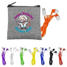 Recycled Type C Colorful Earbud Set