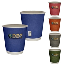 10 oz Full Color Ridge Insulated Paper Cup