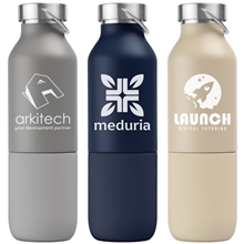 Freya Duo 2- in -1 20 oz Double - Wall Recycled Stainless Steel Bottle with 11 oz Tumbler
