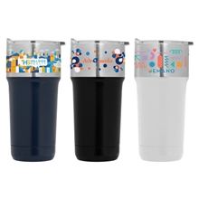 Optimus - 20 oz Double Wall Recycled Stainless Tumbler with Ceramic Interior - ColorJet