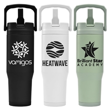 Polar Duo - 32 oz Double - Wall Recycled Stainless Steel Tumbler with Storage Base