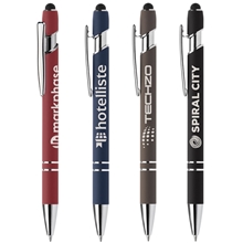 Ellipse Softy Recycled Aluminum Pen w / Stylus + Anti - Fraud Ink