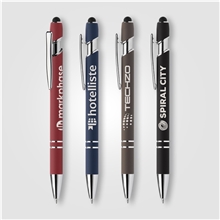 Ellipse Softy Recycled Aluminum Pen w / Stylus + Anti - Fraud Ink