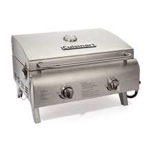 Cuisinart(R) Outdoors Chefs Style Stainless Tabletop Grill
