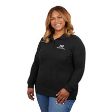 Womens PALO Long Sleeve 100 Cotton Pique Polo