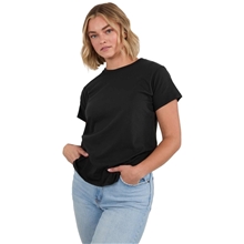 Womens American Giant Cotton Crew Neck Short Sleeve T - Shirt