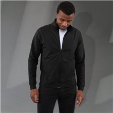 Mens LYON Eco Stretch Knit Full Zip Lightweight Jacket