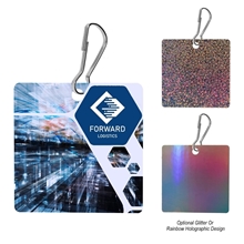 Acrylic Zipper Pull - Square