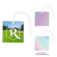 Acrylic Luggage Tag - 4 Square