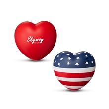 Patriotic Heart Shape Stress Ball